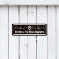 thumbnail image 5 of Standard Plus Toolbox For Boat Repairs Door or Wall Sign | Boats & Yachts Signage -Small, 5 of 8