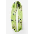 thumbnail image 2 of Bimba Green Floral & Pin Tailed Whydah Bird Pure Silk Printed Head Bandanas Summer Neck Wrap Scarf 40 x 40 Inches, 2 of 6