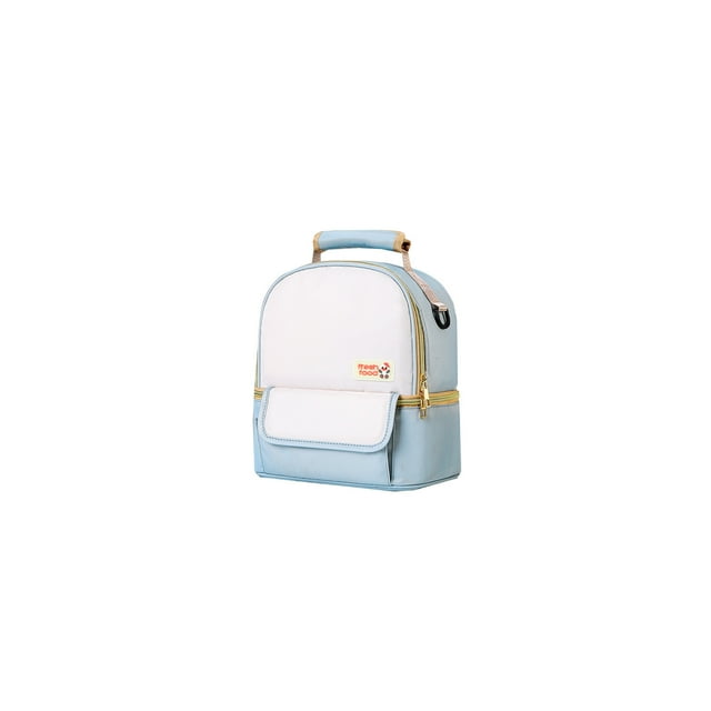 Double-Layer Insulated Cooler Backpack - Large Capacity Cold Storage Bag for Milk Bottles, Snacks, Breastmilk, Travel