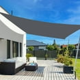 thumbnail image 4 of Qaailabf Waterproof Triangle Sun Shade Sail 16x16x16 FT UV Block Canopy for Patio Garden Pool Backyard Outdoor Shade Cover Easy Installation Durable Protection, 4 of 5
