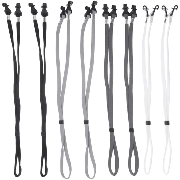 Niceauty 8Pcs Adjustable Eyeglass Straps Elastic Fiber Anti-slip for Boating Everyone Back to School
