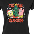 thumbnail image 3 of SpongeBob SquarePants - Tis The Season - Juniors Fitted Graphic T-Shirt, 3 of 6