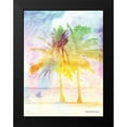 thumbnail image 2 of Bluebird Barn 15x18 Black Modern Framed Museum Art Print Titled - Bright Summer Palm Group II, 2 of 5