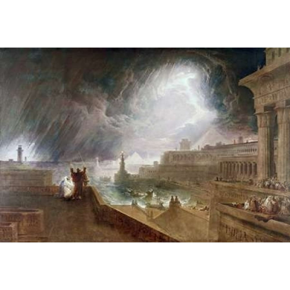 Seventh Plague of Egypt Poster Print by John Martin (20 x 28) - Walmart