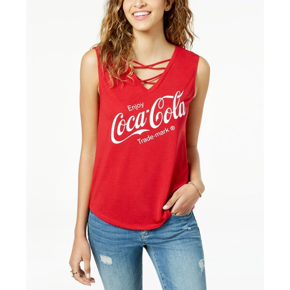 Love Tribe - Coca-Cola Graphic Tank Top - Juniors - XL