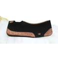 thumbnail image 5 of Horse 32" x 30" Western Contoured Wool Felt Therapeutic Saddle Pad Black 39209BK, 5 of 5