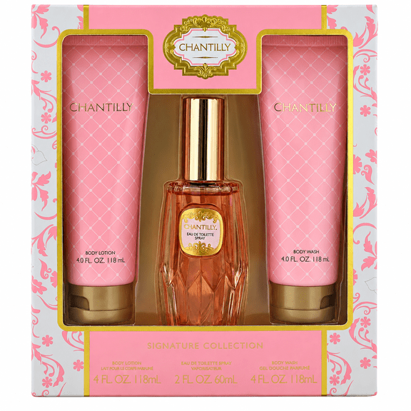 Dana Chantilly Fragrance Gift Set for Women, 3-Piece Set