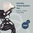 thumbnail image 2 of Carriola para bebe y Portabebe para auto - Asiento Giratorio 360º - Hasta 4 Años o 15 kg, 2 of 10