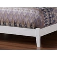 thumbnail image 4 of AFI Madison King Low Profile Wood Platform Bed, White, 4 of 6