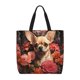 thumbnail image 1 of Easygdp Vintage Red Flower Chihuahua Bolsa Tote para Mujer, Bolso de Hombro para Trabajo, Playa, Viajes, Compras y Supermercado, 1 of 7