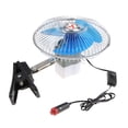 thumbnail image 2 of Tablero De Instrumentos De 12V Vehículo Oscilante Coche Van Camión Inicio Ventilador Con Clip 8 Pulgadas Completamente Cerrado Sunnimix enfriamiento del ventilador del coche, 2 of 8