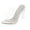 Clear/Gold Pu, variant on Women's Clear Open Toe Single Band Chunky Heels Mules High Heels Slip on Slide Sandals