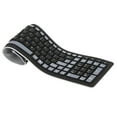thumbnail image 1 of 2.4G USB Wireless Foldable Silicone Keyboard for PC Windows OS Flexible Dustproof Waterproof 107, 1 of 9