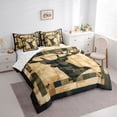thumbnail image 3 of Feelyou Farmhouse Deer Adult Twin Bedding Sets 7pcs, Vintage Buffalo Bedding Comforter Set, 3 of 8