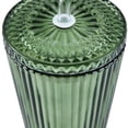 thumbnail image 6 of Better Homes & Gardens 21 oz Ribbed Glass Tumbler, Green, 2-Pack, 6 of 7