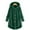 1-Green, variant on Women Coats Plus Size Clearance Women Plus Size Button Plush Tops Hooded Loose Cardigan Wool Coat Winter Jacket