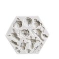 thumbnail image 2 of Paquete de 2 moldes para decorar tartas con fondant de animales del bosque, molde de silicona con animales del zoológico, 2 of 3