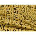thumbnail image 5 of oneOone Rayon Medium Blue Fabric Writing Font Sewing Craft Projects Fabric Prints By Yard 56 Inch Wide, 5 of 5