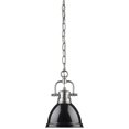 thumbnail image 2 of Beaumont Lane Pendentif en Acier en Étain et Noir, 2 of 2