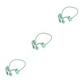 thumbnail image 3 of Auriculares de Conducción Ósea Tholdsy Inalámbricos Recargables Bluetooth V5.2 Color Verde, 3 of 6