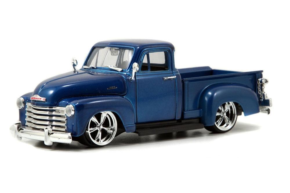 1953 Chevy Pickup Truck, Blue Jada Toys Bigtime Kustoms 50117 1/24