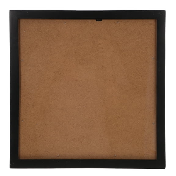 SOPOTUTU PVC Gallery Frame for Vinyl Records with Space Saving Storage Black