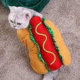 thumbnail image 6 of Hot Dog Pet Dog Costumes，Funny Food Halloween Pet Apparel Costume Halloween Party Dog Clothing Funny Pets Party Cosplay Apparel for Small Dogs and Cats(2XS,Light Brown), 6 of 9