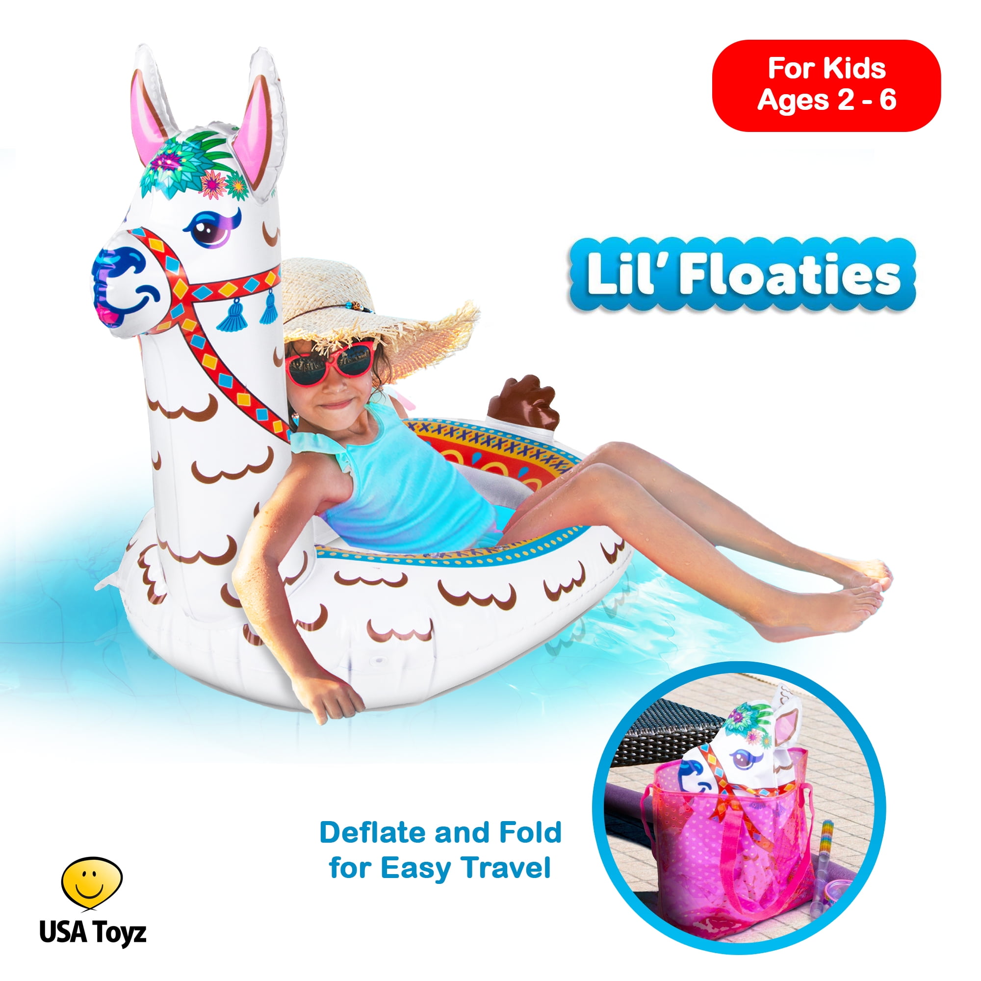 USA Toyz Llama Pool Floats | Llama Summer Inflatable Swimming Pool Floats for Kids - Walmart.com