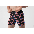 thumbnail image 4 of Fun Boxer Briefs for Men American Flags All Over Underwear, 4 of 7
