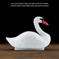 thumbnail image 3 of White Swan Decorations Exquisite Garden Decorations Cute White Swan Hunting Baits, 3 of 7