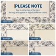 thumbnail image 4 of HOMERRY Large Floral Border Non-Shedding Area Rug 10' x 13' for Living Room Washable Indoor Carpet, Beige, 4 of 5