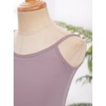 thumbnail image 5 of iEFiEL Kids Girls Sleeveless Spaghetti Straps Ballet Dress Low Back Gymnastics Camisole Dress Dusty Pink 9-10, 5 of 7