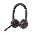 thumbnail image 1 of Jabra Evolve 75 SE, Link380a UC Stereo - Auriculares Bluetooth con micrófono con cancelación de ruido, batería de larga duración y conectividad dual - Funciona con todas las demás plataformas - Negro, 1 of 5