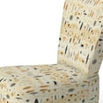 thumbnail image 4 of Designart "Nomadic Tribal Essence" Beige Geometric Upholstered Accent Chair - Modern Arm Chair For Living Room, 4 of 7