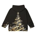 thumbnail image 5 of YUNAFFT Girls & Boys Christmas Print Hooded Sweatshirt with Zipper Pockets Casual Sporty Jacket 4-12Y, 5 of 6