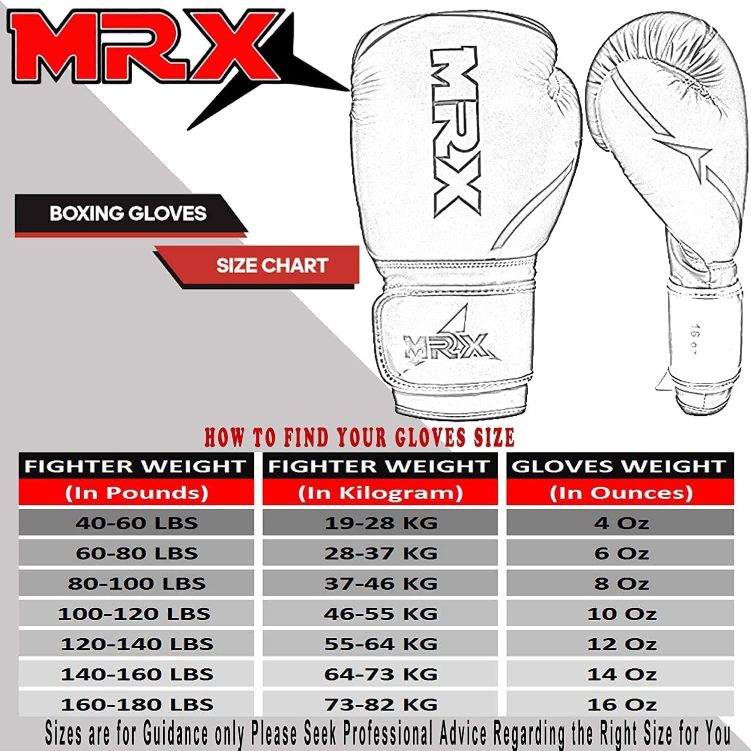 MRX MMA Grappling Gloves 7 OZ Boxing Punching Glove Mitts Black Golden S/M