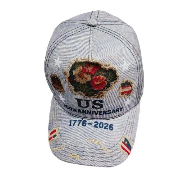 250th Anniversary USA Hat,Vintage Distressed Washable Patriotic Baseball Cap with USA Flag & 1776-2026 Digital Printed,Trucker Hat for Men Women,Spliced Color,D