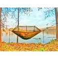 thumbnail image 2 of ManYmbyan Camping Hammock, Portable Double Hammock with Net, 2 Person Hammock Tent with 2 * 10ft Straps, Best for Outdoor Hiking Survival Travel, 2 of 5