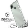 thumbnail image 6 of CoverON For Motorola Moto G9 Power Case, Slim fit Lightweight Hard Phone Cover, Clear TPU Bumper, 6 of 7