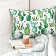 thumbnail image 4 of Honeii Cactus Plants1 Print Pillow Cases,Plush Throw Pillow Covers,Decorative Pillowcase for Sofa, Couch, Living Room-16"x24", 4 of 6