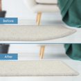 thumbnail image 4 of 8 Pack Rug Grippers Washable Reusable Rug Tape Carpet Holder for Hardwood Floors Tile Dual Sided Prevents Curl Anti Rug Slip Pads Rug Stickers for Area Rugs Size 5.9×4.3×0.08 Inch Triangle, 4 of 5