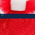thumbnail image 6 of Byoo Toddler Girls Dance Tutu Dress Sequin Solid Color Sleeveless Ballet Puffy Tulle Dresses Breathable Mardi Gras Clothes for Children, 6 of 9