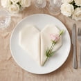 thumbnail image 2 of REGALWOVEN 12 Pack Cloth Napkins, Jacquard Washable and Reusable Table Dinner Napkins for Restaurant, Weddings, Event and Parties Beige 19x19inch, 2 of 6
