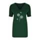 thumbnail image 4 of Fiudx Camisas de Mujer Blusas con Cuello En V de Manga Corta con Estampado Informal a La Moda para Mujer, 4 of 5