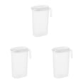 thumbnail image 1 of AMERTEER Large Airtight Plastic Jar with Lid and Locking Handle 1.5L 50oz Slim Design for Refrigerator Door Perfect for Water Coffee Lemonade Iced Tea and Juice Dishwasher Freezer Ideal f, 1 of 9