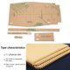 thumbnail image 3 of Tablero acrílico plantilla acrílica 5 piezas transparente resistente a los arañazos para manualidades ANGGREK Otros, 3 of 8