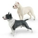 thumbnail image 1 of Figuras de perro Bull Terrier y Dogo Argentino, PVC, 7-22 cm, 2 unidades, 1 of 3