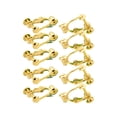 thumbnail image 2 of 10pcs Ear Clip Converters Earring Accessories Handmade Fashionable Handheld Findings Turn Any Post Studs Into Clip-On Earrings Type1, 2 of 6