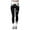 Black2, variant on Christmas Workout Leggings for Women Snowman Snowflake Full Printed High Waisted Casual Leggings Workout Gym Sports Soft Comfort Stretch Yoga Pants Grey3 M