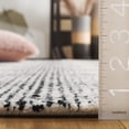 thumbnail image 4 of Safavieh Ebony Newton Checkered Area Rug, Ivory/Black, 5' x 8', 4 of 10